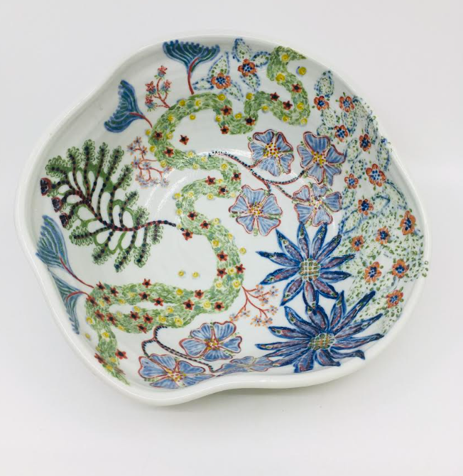 One-Of-A-Kind Porcelain Serving Bowl